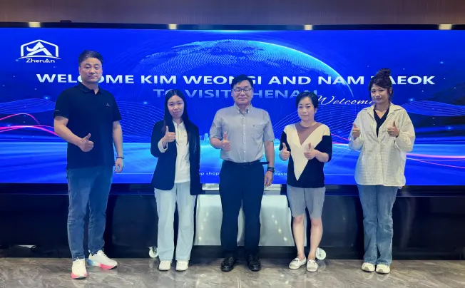 Zhenan International принимает корейских клиентов для оценки микронного порошка кремния (2026)